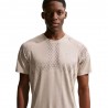 Nike T-Shirt Running Stride Cream Mink Brown Argento Uomo