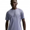 Nike T-Shirt Running Stride Lime Blast Argento Uomo