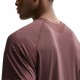 Nike T-Shirt Running Stride Tattoo Burgundy Crush Uomo