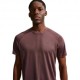 Nike T-Shirt Running Stride Tattoo Burgundy Crush Uomo