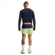 Nike Pantaloncini Running Stride 5" Lime Blast Argento Uomo
