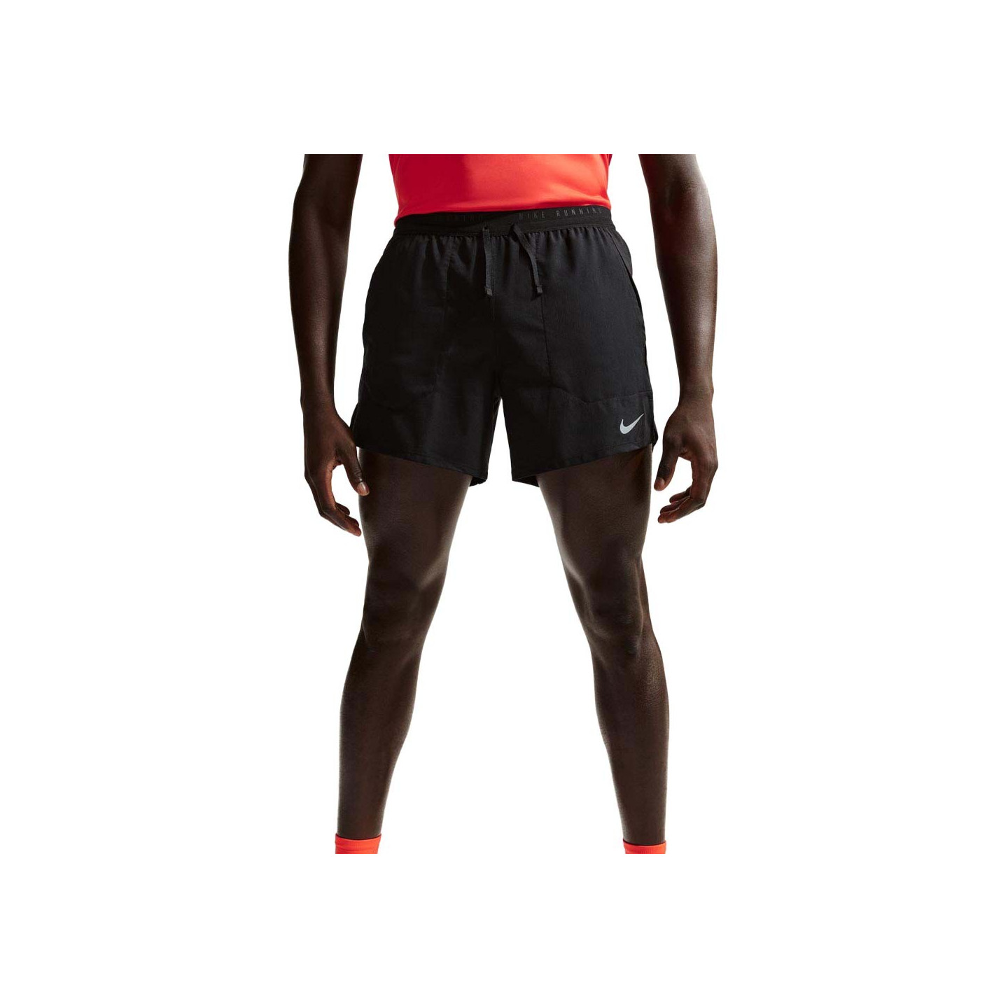 Nike Uomo Nero Stride 5 M - Short Running - Immagine 2
