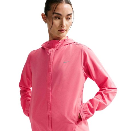 Nike Giacca Running Swift Rpl Pkbl Sea Coral Argento Donna