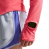 Nike Maglia Running Crew Swift Sea Coral Argento Donna