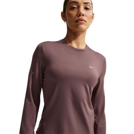 Nike Maglia Running Swift Tattoo Argento Donna