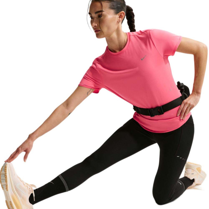 Nike T-Shirt Running Swift Sea Coral Argento Donna