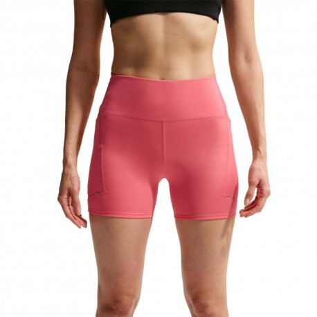 Nike Pantaloncini Running Tight Swift 4" Sea Coral Argento Donna
