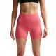 Nike Pantaloncini Running Tight Swift 4" Sea Coral Argento Donna