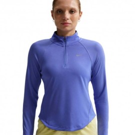 Nike Maglia Running Tempo Flash Sapphire Argento Donna