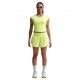 Nike Pantaloncini Running Tempo Swoosh Lt Lemon Argento Donna