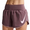 Nike Pantaloncini Running Tempo Swoosh Tattoo Argento Donna