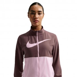 Nike Giacca Running Tempo Swoosh Tattoo Rosa Foam Donna