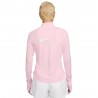Nike Maglia Running Tempo Swoosh Rosa Foam Bianco Donna