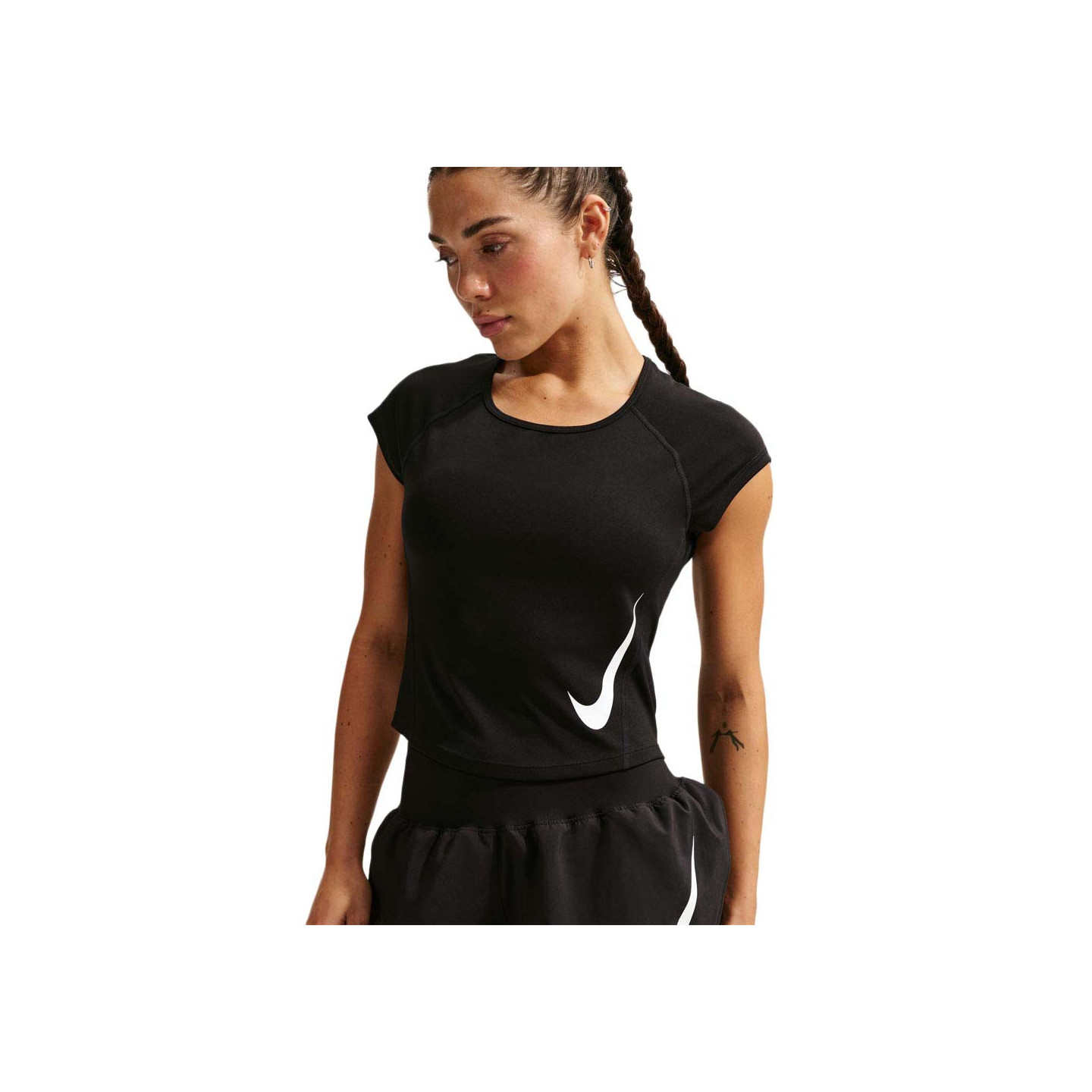 Nike T-Shirt Dri-Fit Tempo Swoosh Run Donna - Immagine 2