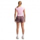 Nike T-Shirt Running Tempo Swoosh Rosa Foam Bianco Donna