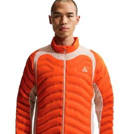 Nike Giacca Trail Running Acg Lava Flow Safety Arancio Bianco Uomo