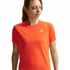 Nike Acg T-Shirt Trail Running Safety Arancio Donna