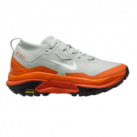 Nike Acg Zegama Trail Gore-Tex Argento Bianco Arancio - Scarpe Trail Running Uomo