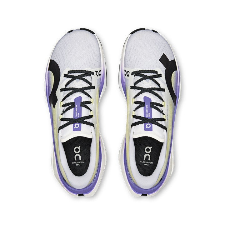 On Cloudboom Max Bianco Juniper - Scarpe Running Uomo
