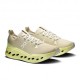 On Cloudsurfer Max Pelican Limelight - Scarpe Running Uomo