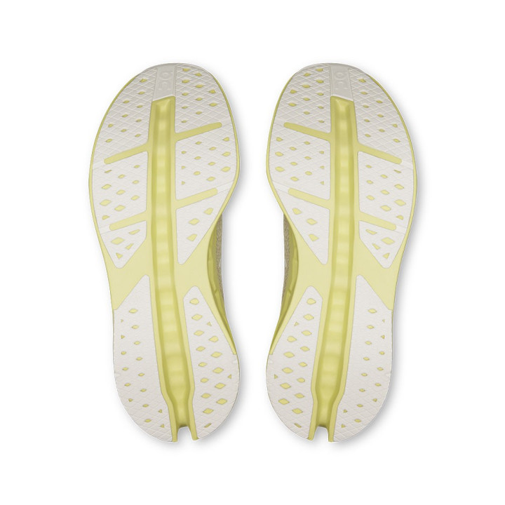On Cloudsurfer Max Pelican Limelight - Scarpe Running Uomo