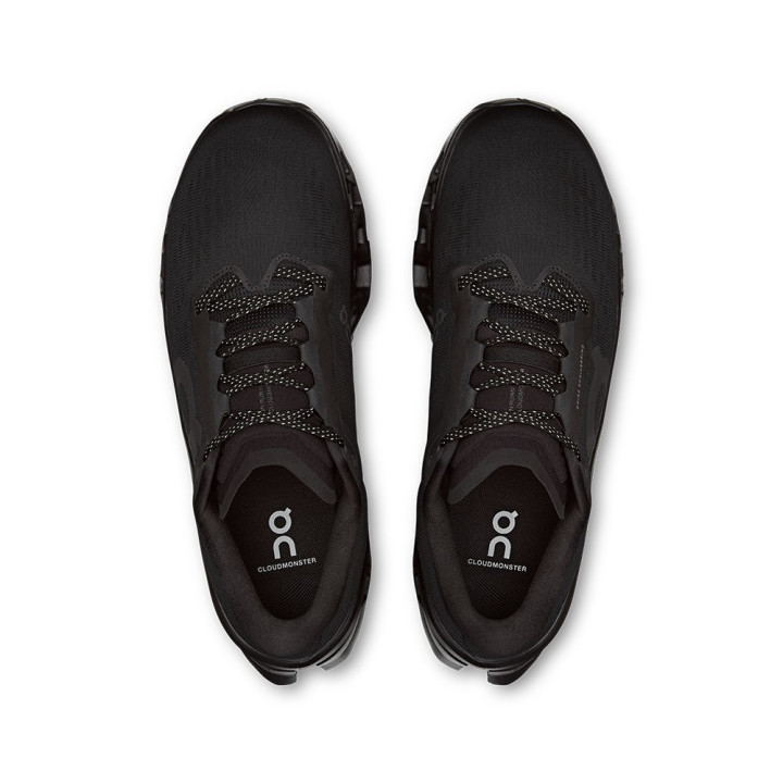 On Cloudmonster 3 Nero Nero - Scarpe Running Uomo