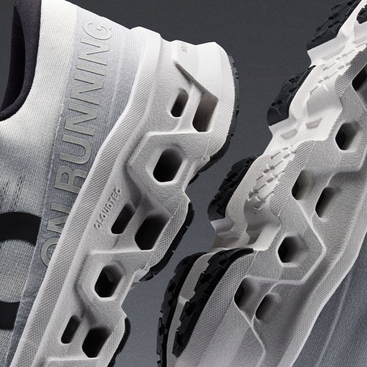 On Cloudmonster 3 Bianco Bianco - Scarpe Running Uomo