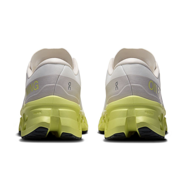On Cloudmonster 3 Ivory Limelight - Scarpe Running Uomo