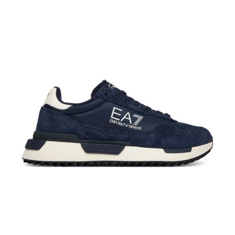 Ea7 Run Vintage Blu Bianco - Sneakers Uomo
