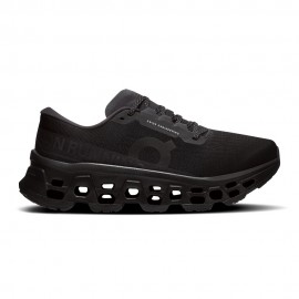 On Cloudmonster 3 Nero Nero - Scarpe Running Donna