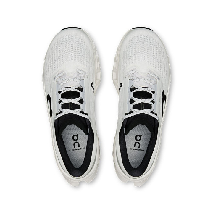 On Cloudmonster 3 Bianco Bianco - Scarpe Running Donna