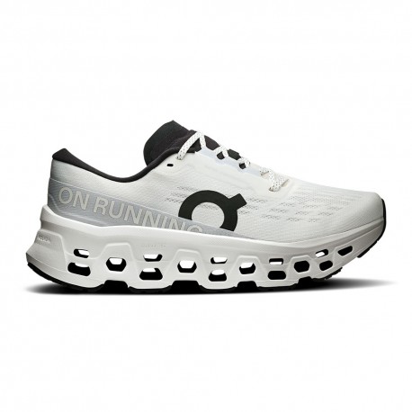On Cloudmonster 3 Bianco Bianco - Scarpe Running Donna