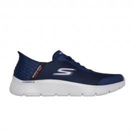 Skechers Go Walk Flex Hands Up Slip Ins Blu Grigio - Sneakers Uomo