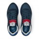 Sun 68 Tom Solid Nylon Navy Bianco - Sneakers Uomo