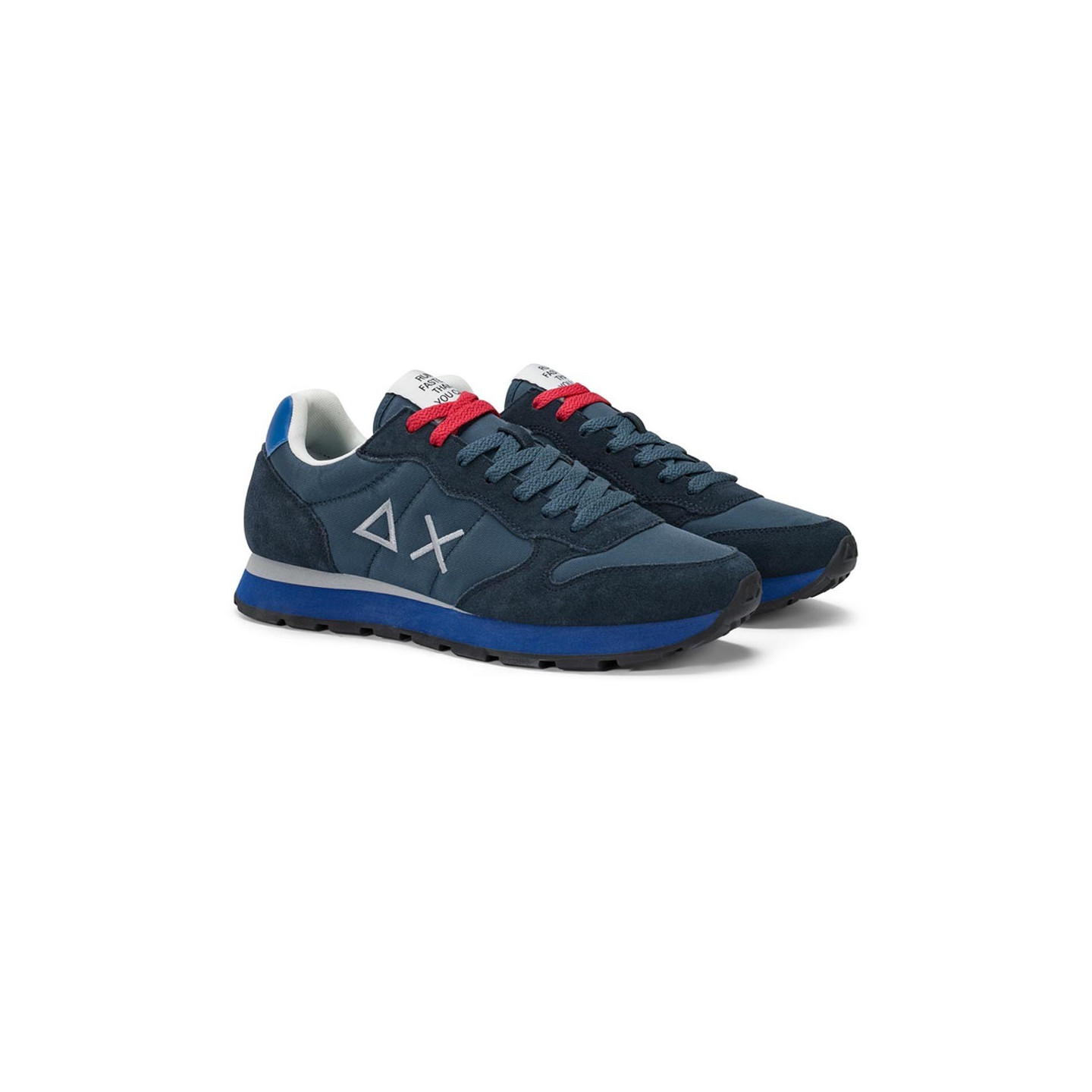 Sun 68 Tom Solid Nylon Navy Bianco - Sneakers Uomo EUR 41