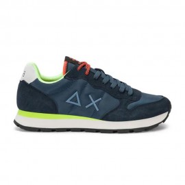 Sun 68 Tom Fluo Nylon Navy Blu - Sneakers Uomo