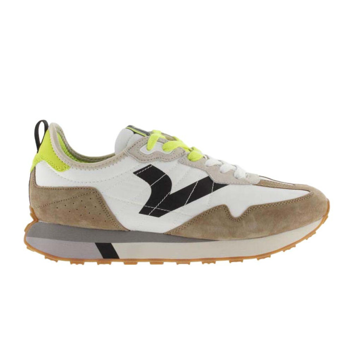 Victoria Bolt Nylon Bianco Nero - Sneakers Uomo