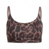 ADIDAS Reggiseno Sportivo Halo Leopard Moro Donna