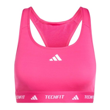 ADIDAS Reggiseno Sportivo Techfit Medium Support Fuxia Donna