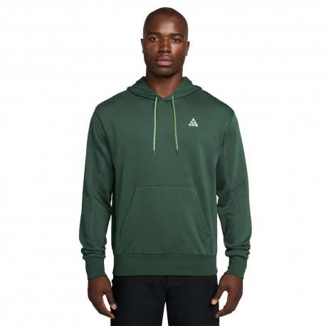 Nike Acg "Magic Hour" Felpa Con Cappuccio Verde Uomo