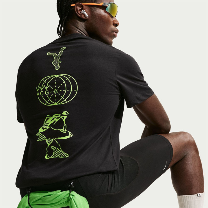 Nike Acg T-Shirt Dri Fit Nero Uomo
