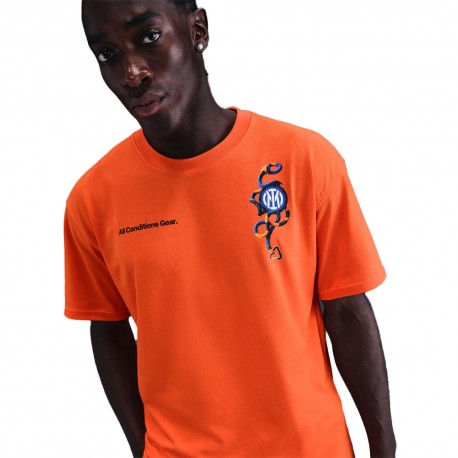 Nike Maglia Maniche Corte Inter Acg Express Arancio Uomo