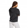 ADIDAS Felpa Palestra Con Cappuccio Logo Nero Donna
