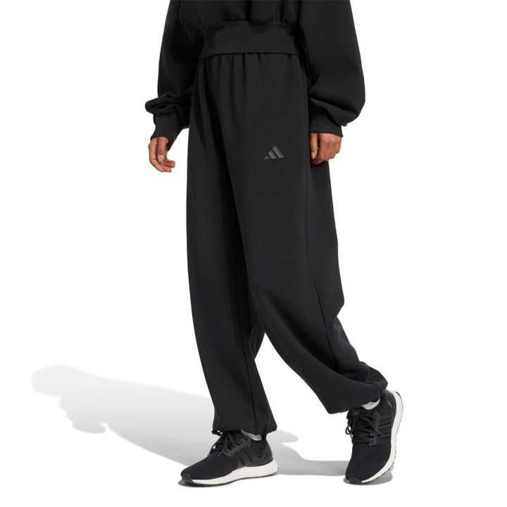 ADIDAS Pantaloni Con Polsino Soft Lux Nero Donna