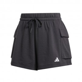 ADIDAS Shorts Sportivi Cargo Nero Donna
