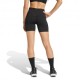 ADIDAS Shorts Sportivi Scrunch Nero Donna