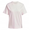 ADIDAS Maglietta Palestra Logo Tristripe Rosa Donna