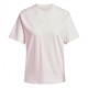 ADIDAS Maglietta Palestra Logo Tristripe Rosa Donna
