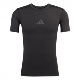 ADIDAS Maglietta Palestra Techfit Nero Uomo