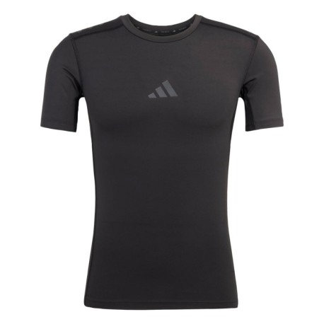 ADIDAS Maglietta Palestra Techfit Nero Uomo